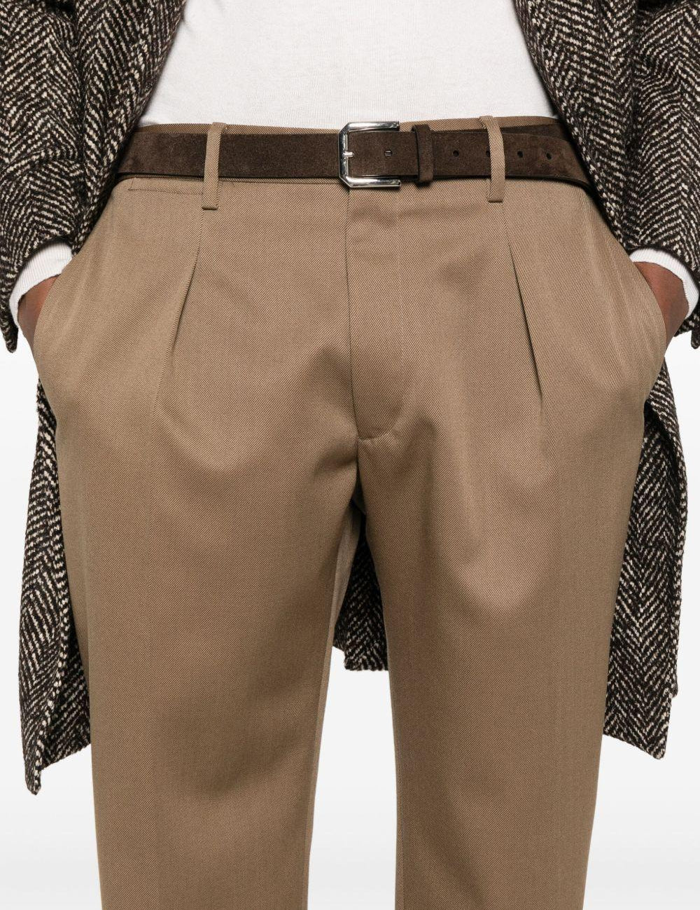 Pantaloni con pieghe in marrone Briglia 1949 - uomo 