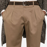 Pantaloni con pieghe in marrone Briglia 1949 - uomo 