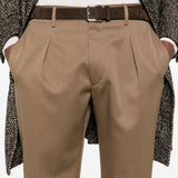Pantaloni con pieghe in marrone Briglia 1949 - uomo 