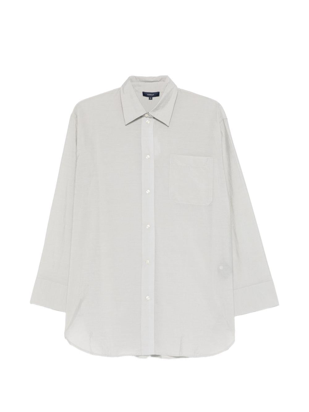 Camicia Francesca con taschino in grigio Soeur - donna 
