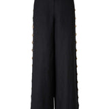 Pantaloni a palazzo Cayman con borchie in nero Simkhai - donna 