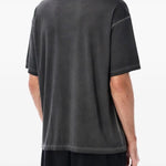 T-shirt girocollo in grigio Satisfy - unisex 