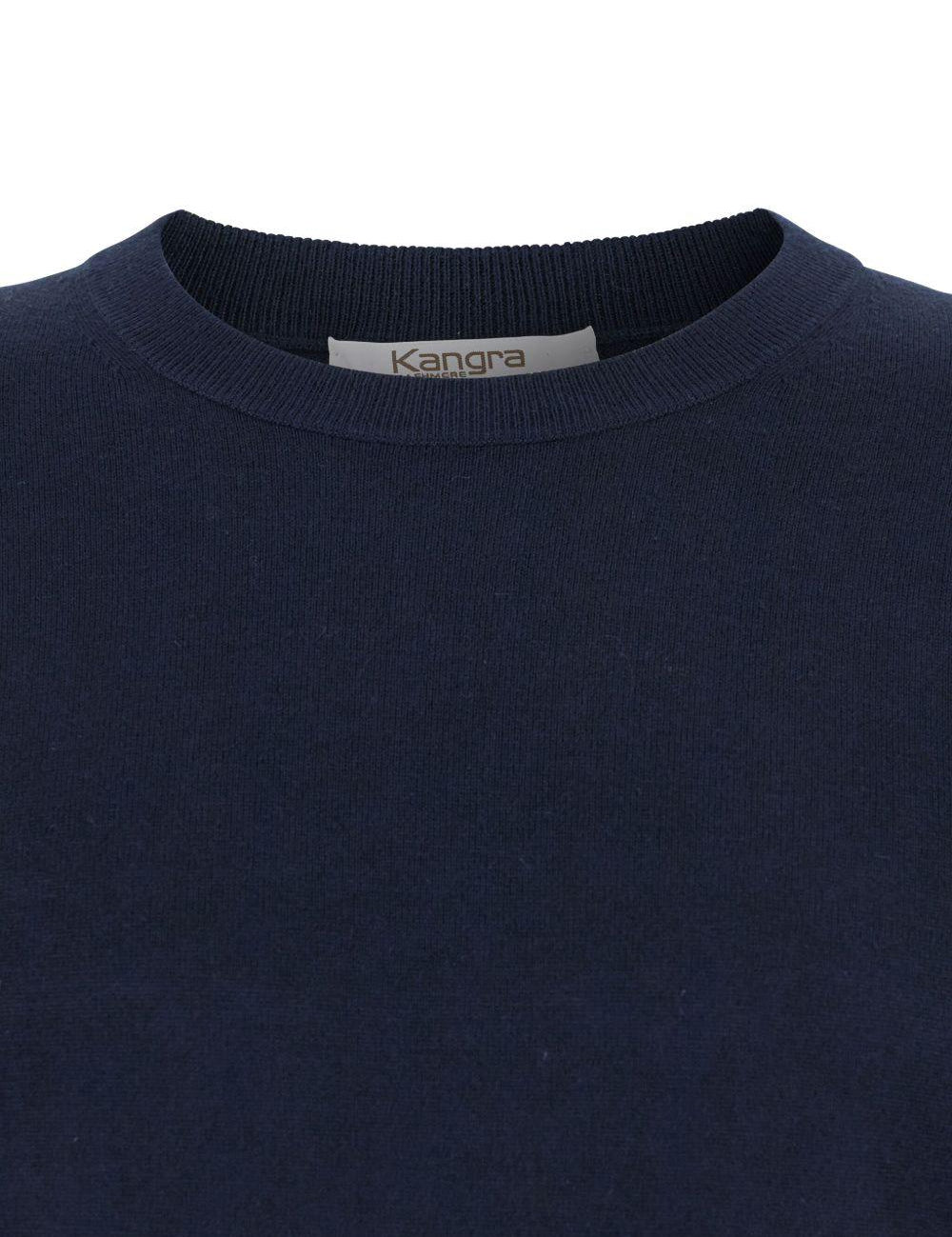 Maglione a girocollo in blu Kangra - uomo 