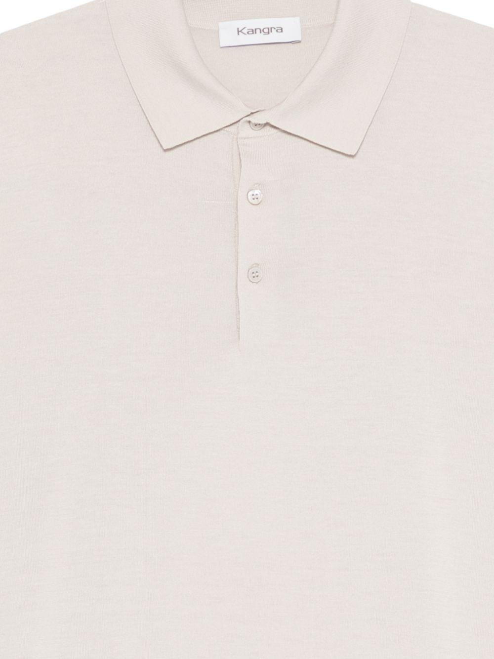 Polo a maniche corte in beige Kangra - uomo 