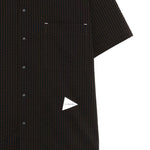 Camicia a righe in nero And wander - uomo 