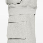 Pantaloni cargo con coulisse in grigio Feng Chen Wang - uomo 