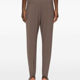 Pantaloni con piega stampata in marrone Dries van noten - donna 