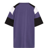 T-shirt con design color-block in viola Martine rose - unisex 