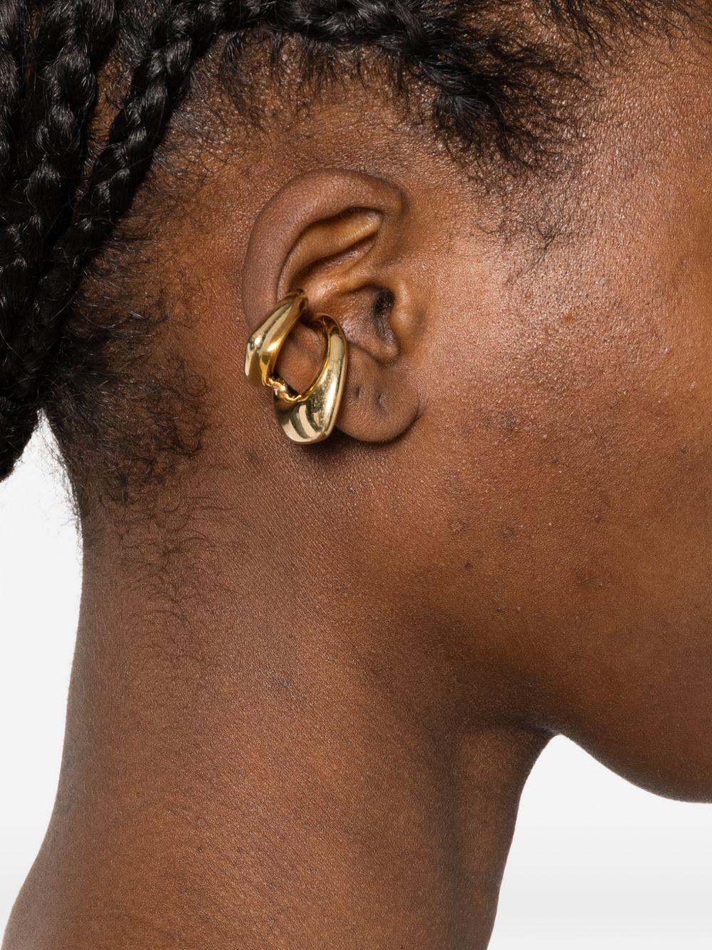 Ear cuff a goccia in oro Panconesi - unisex 