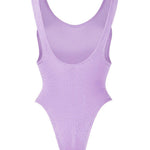 Costume intero Ruby a coste in lilla - REINA OLGA donna 
