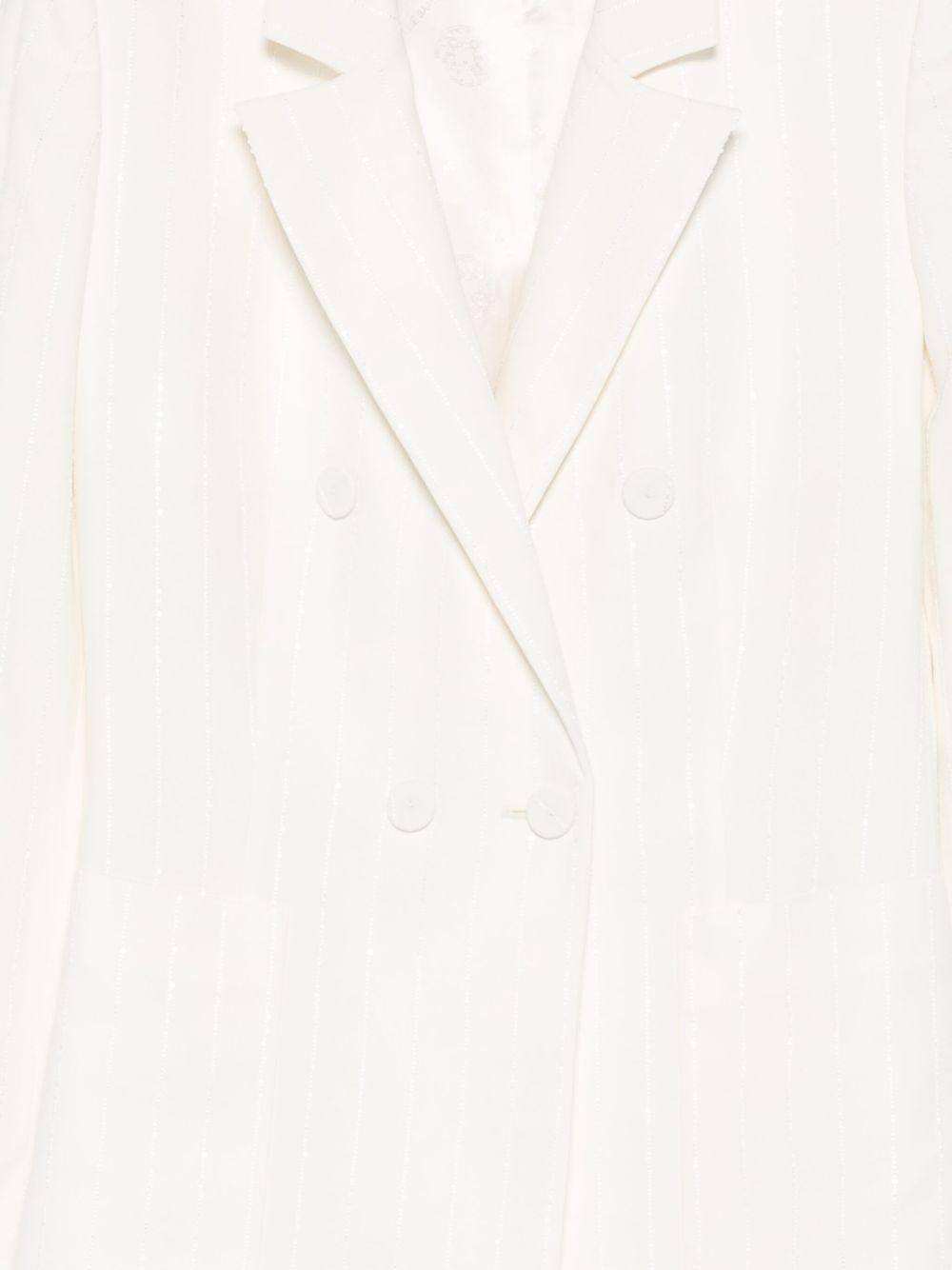 Blazer doppiopetto in avorio Elie saab - donna 
