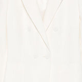 Blazer doppiopetto in avorio Elie saab - donna 
