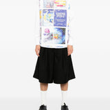 Camicia a maniche lunghe con stampa in bianco Kidsuper - uomo 