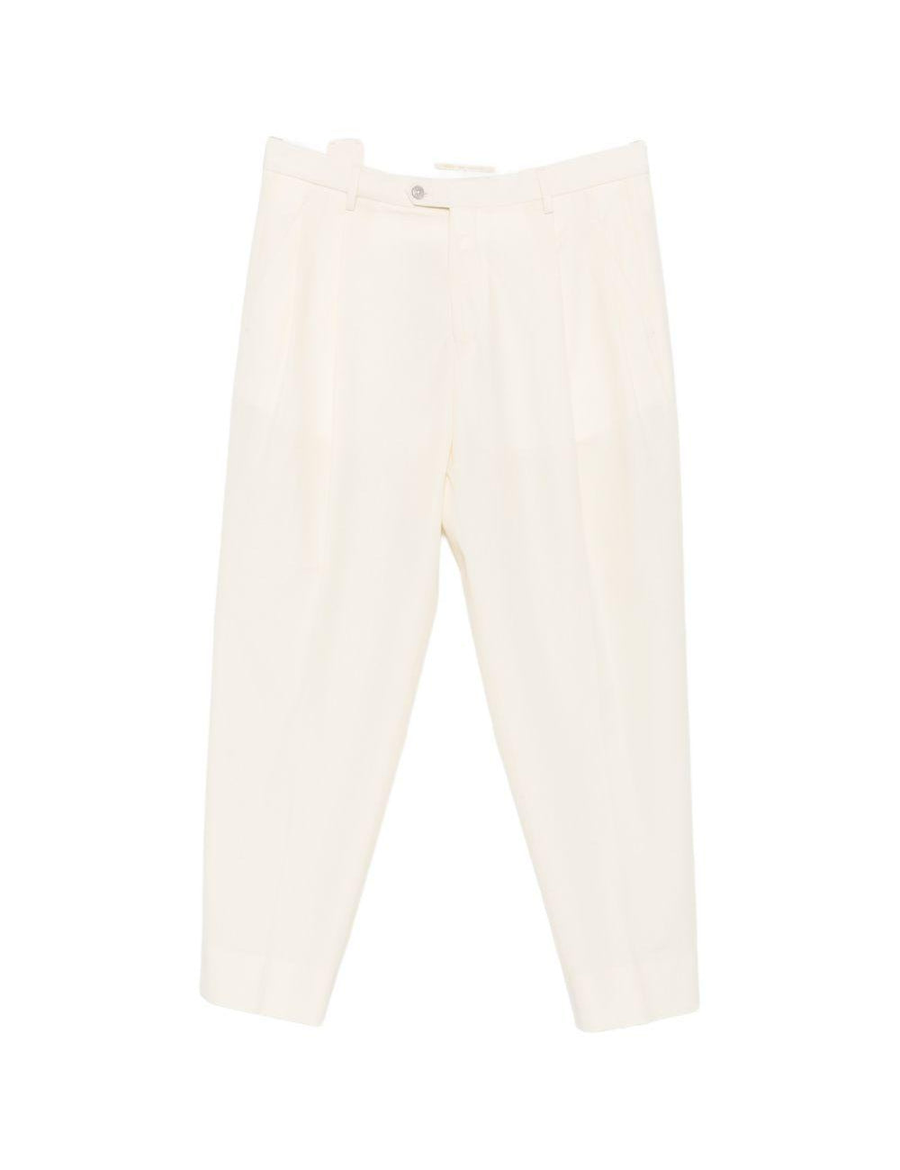 Pantaloni affusolati con pieghe in beige Briglia 1949 - uomo 