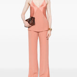 Pantaloni con spacchi laterali in rosa Forte forte - donna 