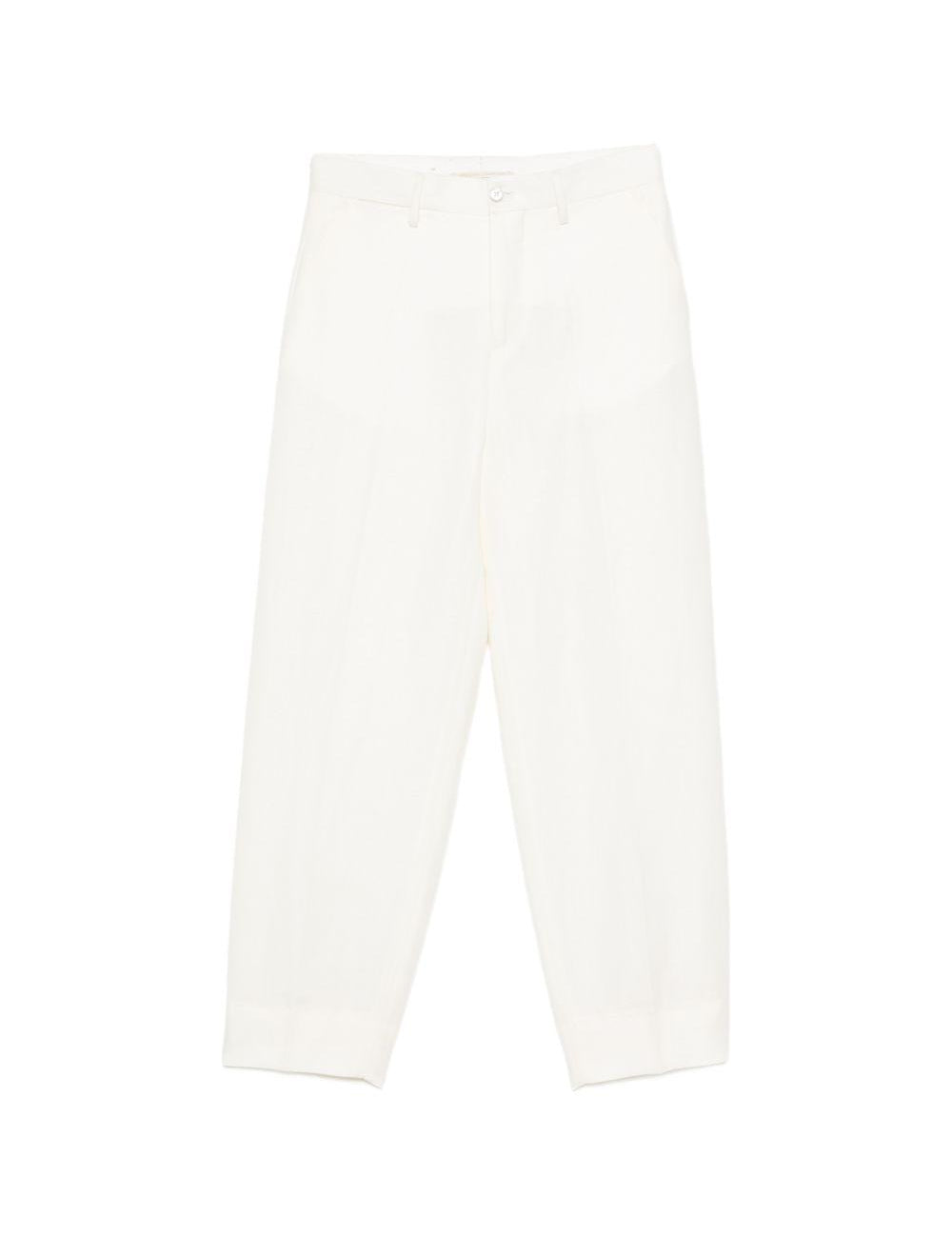 Pantaloni Charlotte con passanti per cintura in bianco Birkenstock x sftm - donna 