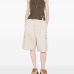 Canotta mara con stampa in verde Golden goose - unisex 