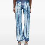 Jeans a pannelli in blu Diesel - donna 