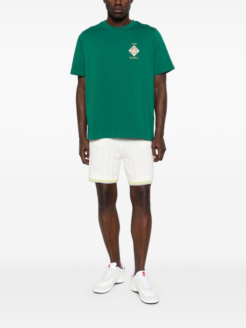 Shorts con coulisse in bianco Casablanca - uomo 
