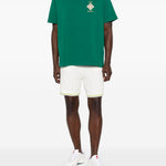 Shorts con coulisse in bianco Casablanca - uomo 