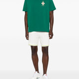 Shorts con coulisse in bianco Casablanca - uomo 