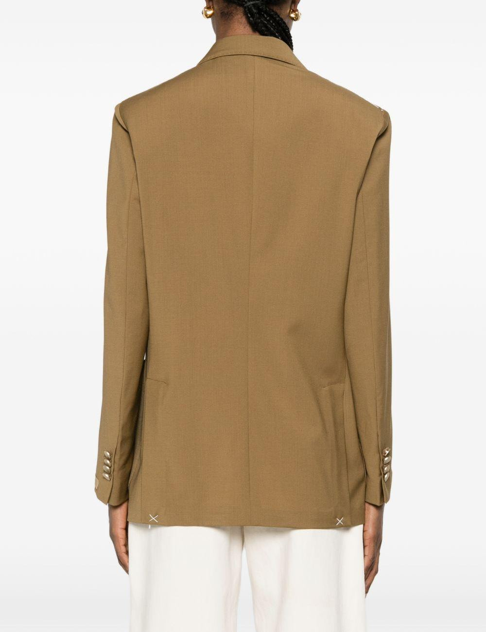 Blazer doppio petto con taschino in marrone Briglia 1949 - donna 