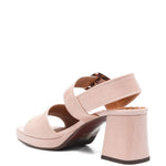 Sandali in pelle lucida con fibbia in rosa Chie mihara - donna 