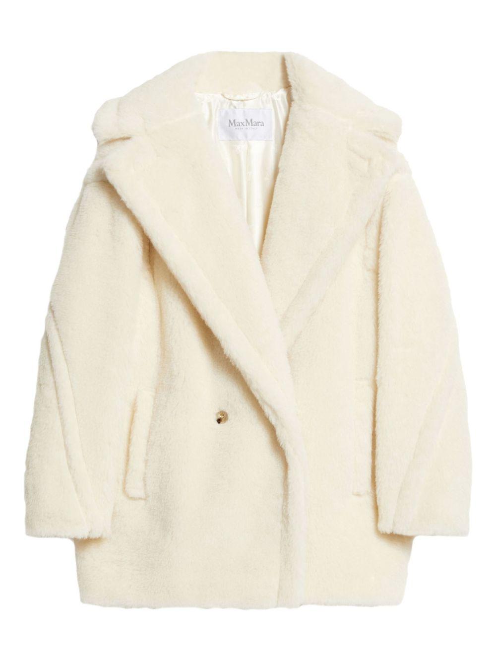 Cappotto corto Teddy Bear olga in bianco Maxmara - donna 