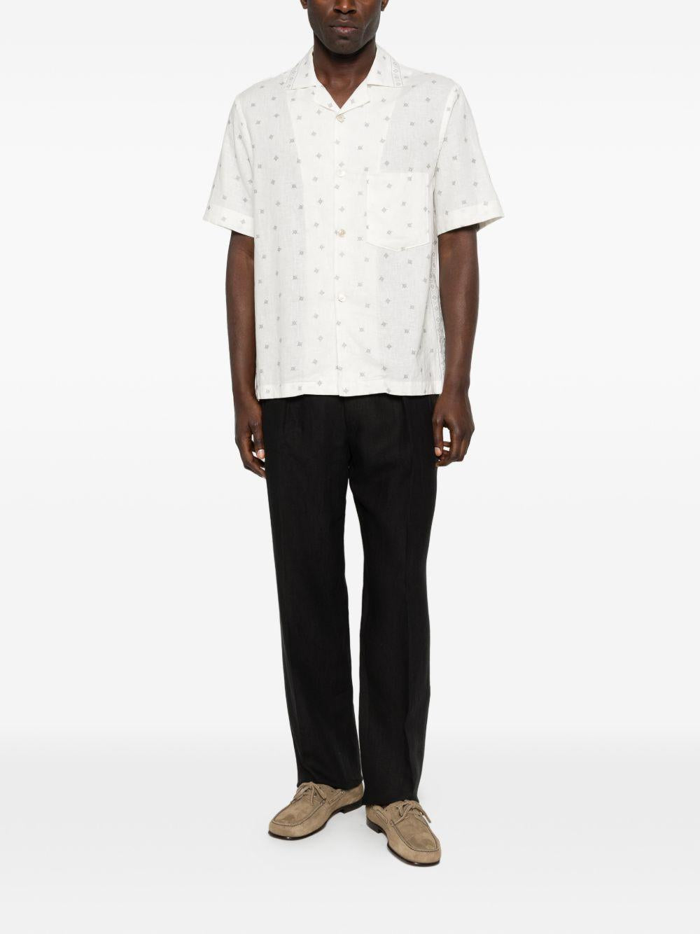 Pantaloni plissé  in nero Caruso - uomo 