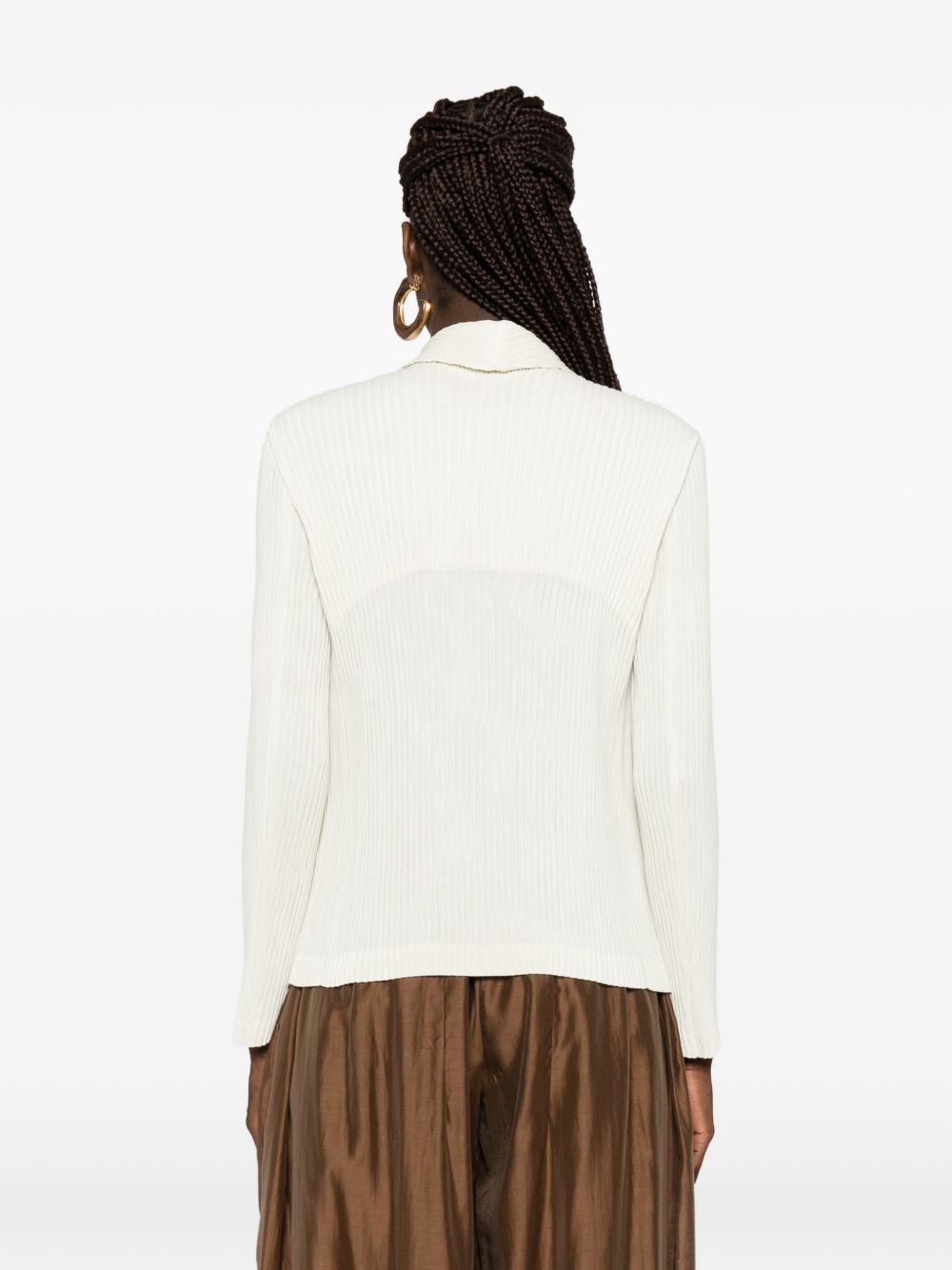 Camicia a pieghe in bianco Issey miyake  - donna 
