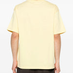 T-shirt D Hibiscus Brodée in giallo Drole de monsieur - uomo 