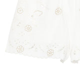 Pantaloncini in broderie-anglaise in bianco Forte forte - donna 