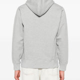 Felpa con stampa logo in grigio A bathing ape - uomo 