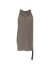Canotta in cotone in grigio Rick owens drkshdw - uomo