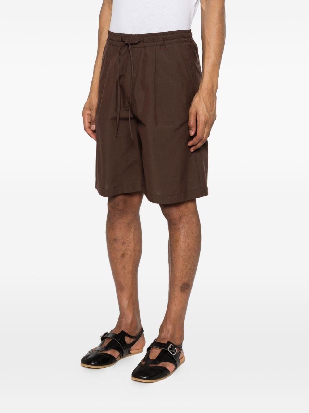 Shorts con coulisse in marrone Grayed - uomo 