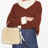 Borsa a mano Romy in beige Tory Burch - donna 