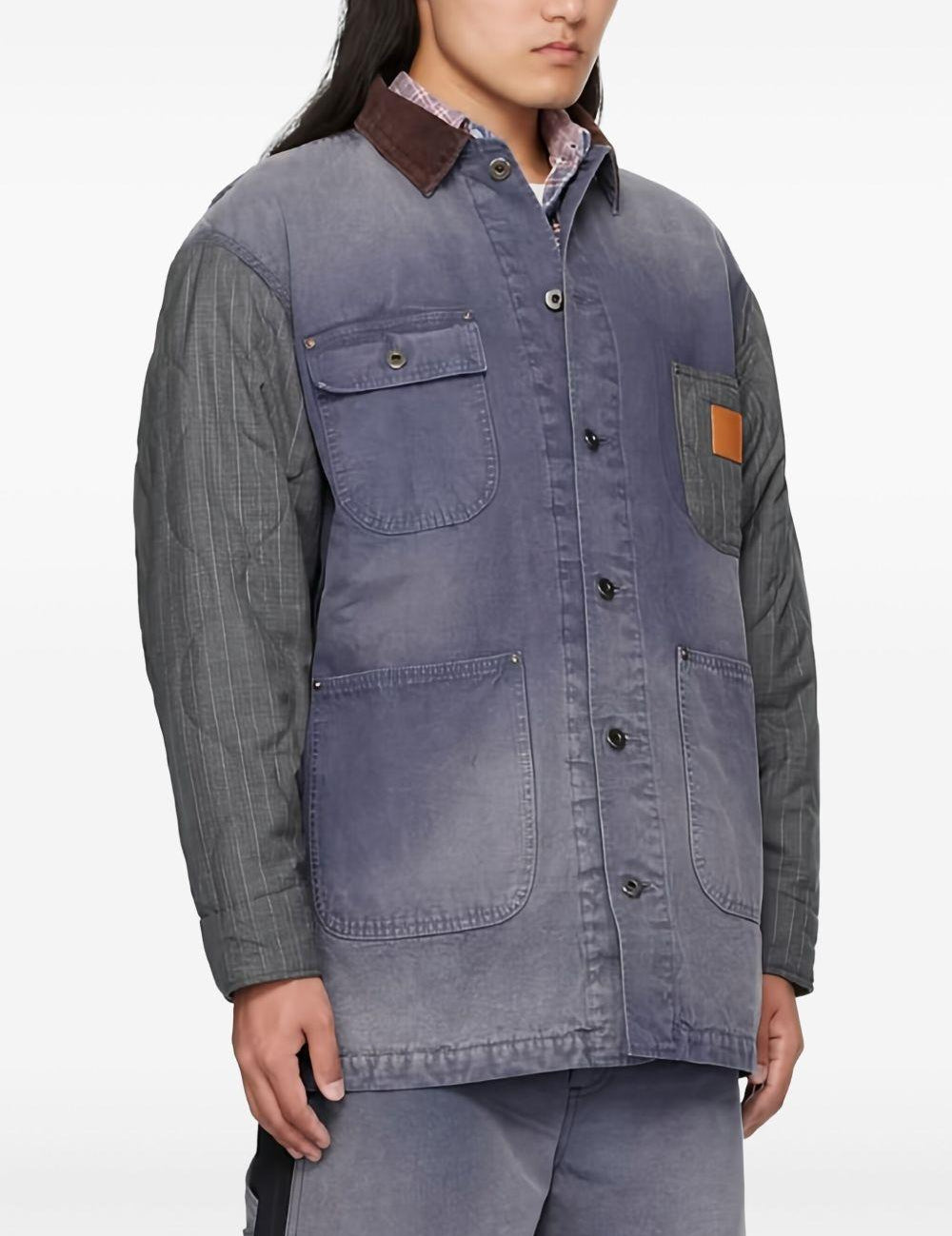 Giacca con design a pannelli multicolore Khoki - uomo 