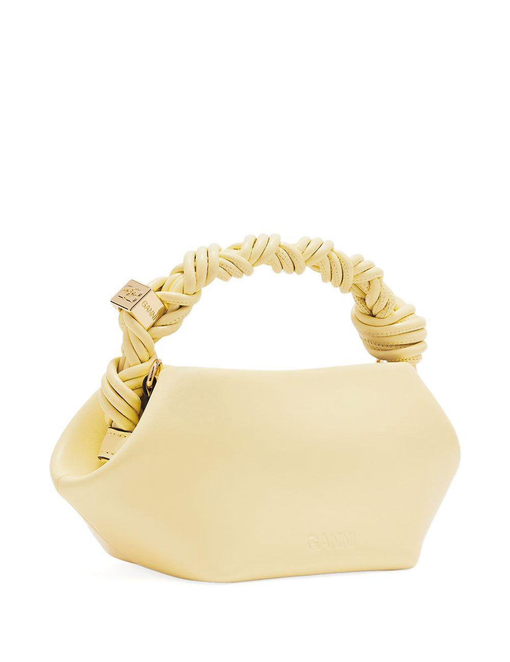 BORSA A MANO BOU MINI IN GIALLO GANNI - DONNA 