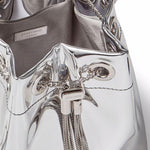 Borsa a secchiello Bon Bon in argento 