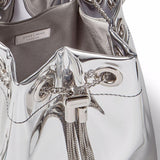 Borsa a secchiello Bon Bon in argento 