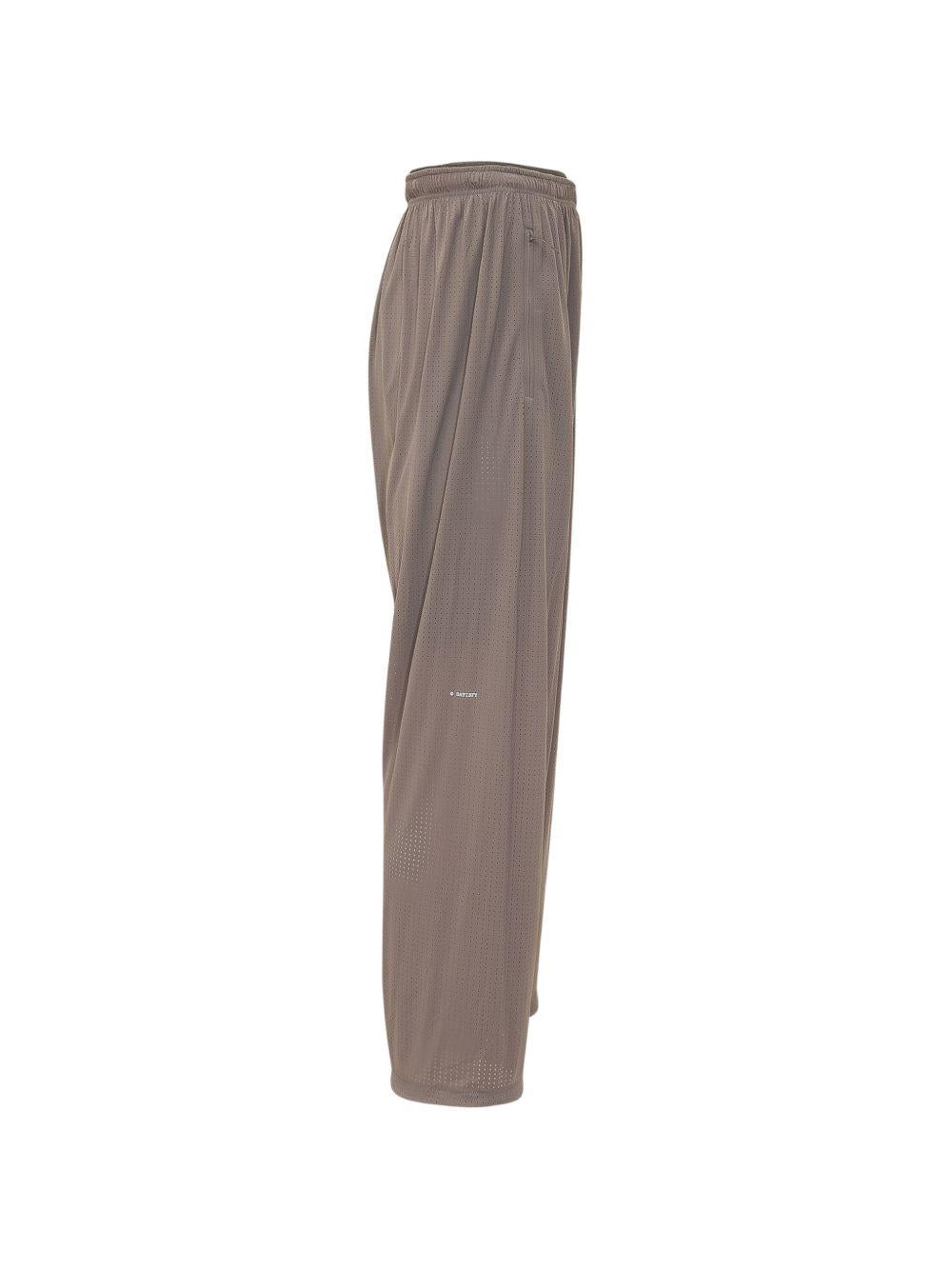 Pantaloni da tuta Space-O traforati in marrone Satisfy - unisex 