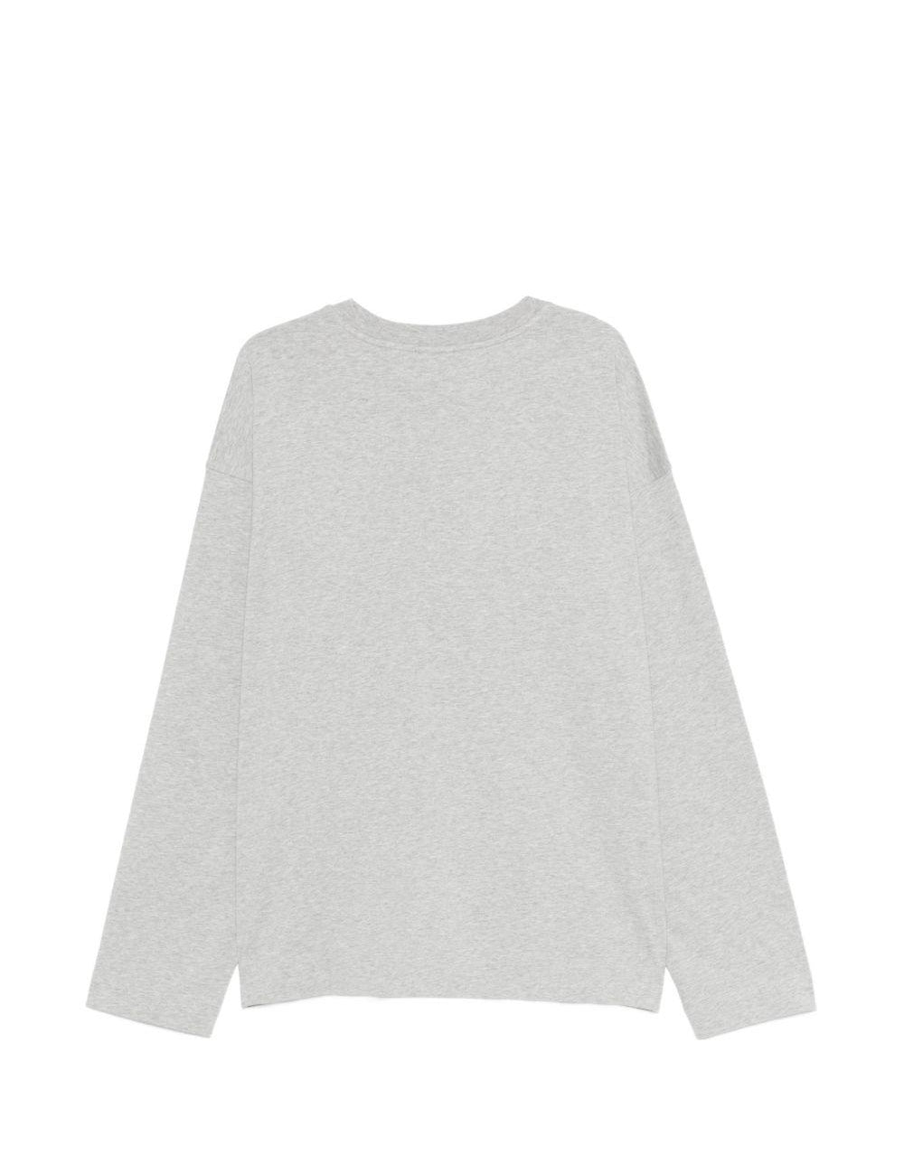 T-shirt a maniche lunghe hegland in grigio 