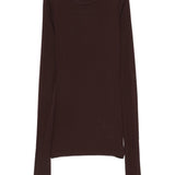 Top a maniche lunghe in marrone  Darkpark - donna 