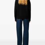 Maglione ami de coeur in nero Ami paris - unisex 