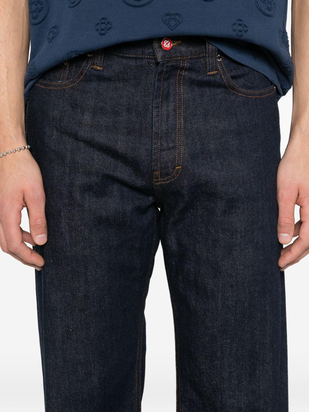 Jeans a gamba dritta in blu Casablanca - uomo 