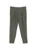 Pantaloni con pieghe e regolazione laterale in verde Briglia 1949 - uomo