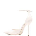 Decollete con cinturino lidia in bianco Paris texas - donna 