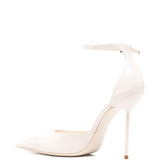 Decollete con cinturino lidia in bianco Paris texas - donna 