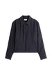 Giacca camicia con zip in blu LEMAIRE - uomo