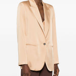 Blazer monopetto in beige Forte Forte - donna 